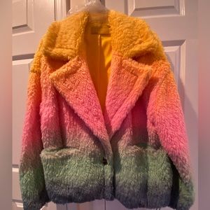 Blank nyc hard to forget teddy coat Clearance